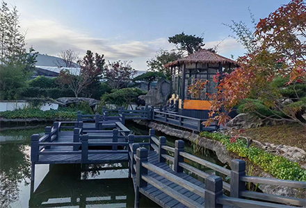 仿實(shí)木亭橋